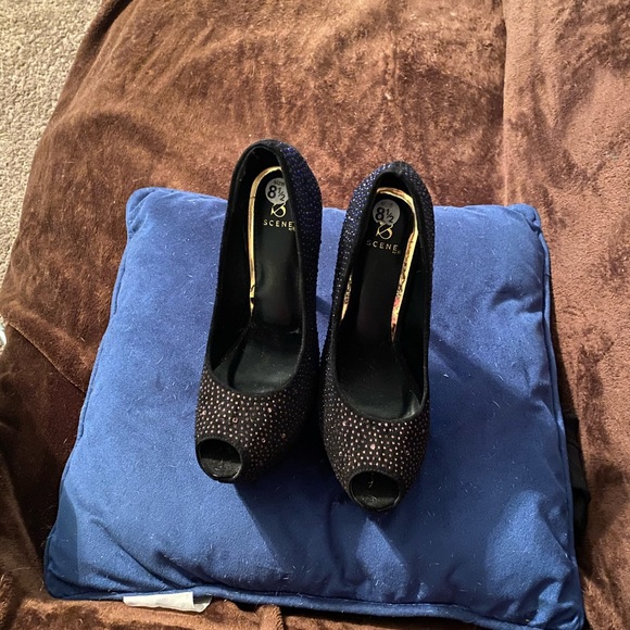 Rhinestone Stiletto Heels - Picture 3 of 5